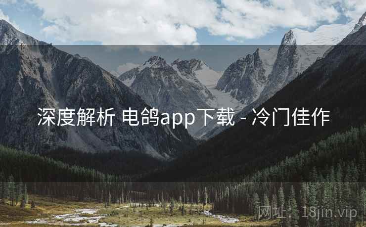 深度解析 电鸽app下载 - 冷门佳作