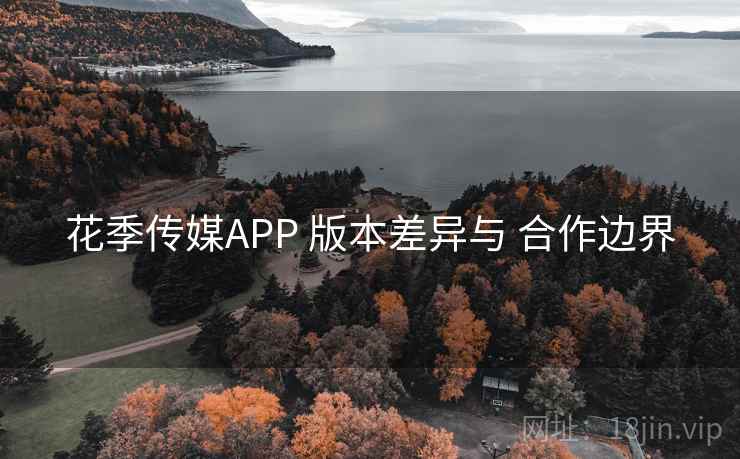 花季传媒APP 版本差异与 合作边界