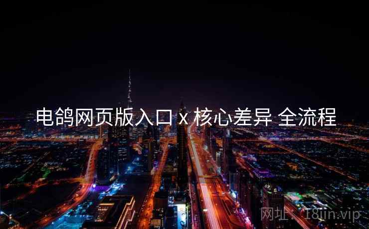 电鸽网页版入口 x 核心差异 全流程