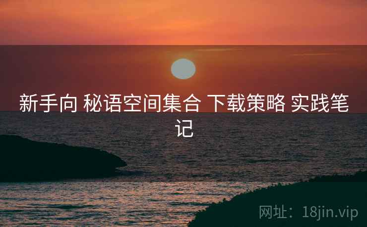 新手向 秘语空间集合 下载策略 实践笔记