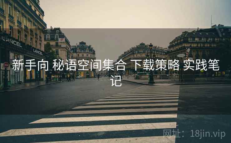 新手向 秘语空间集合 下载策略 实践笔记