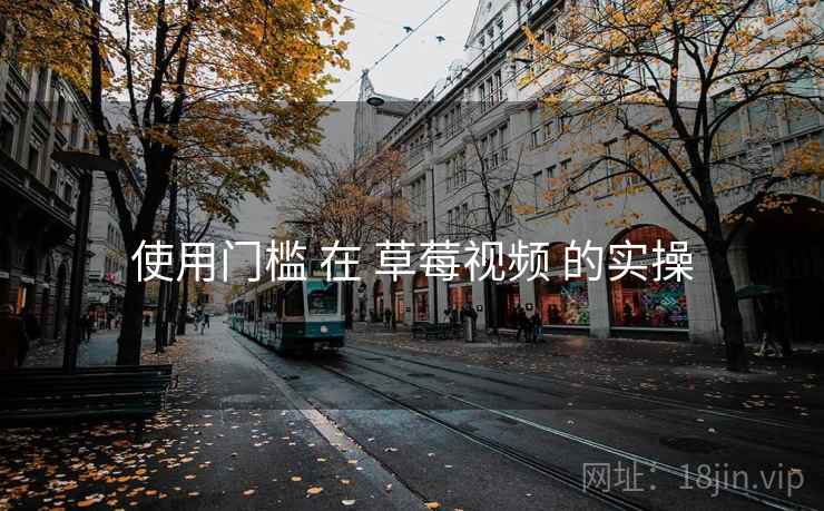 使用门槛 在 草莓视频 的实操