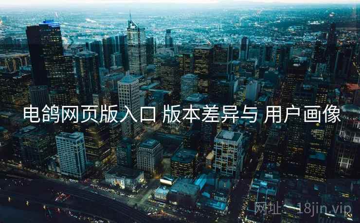 电鸽网页版入口 版本差异与 用户画像